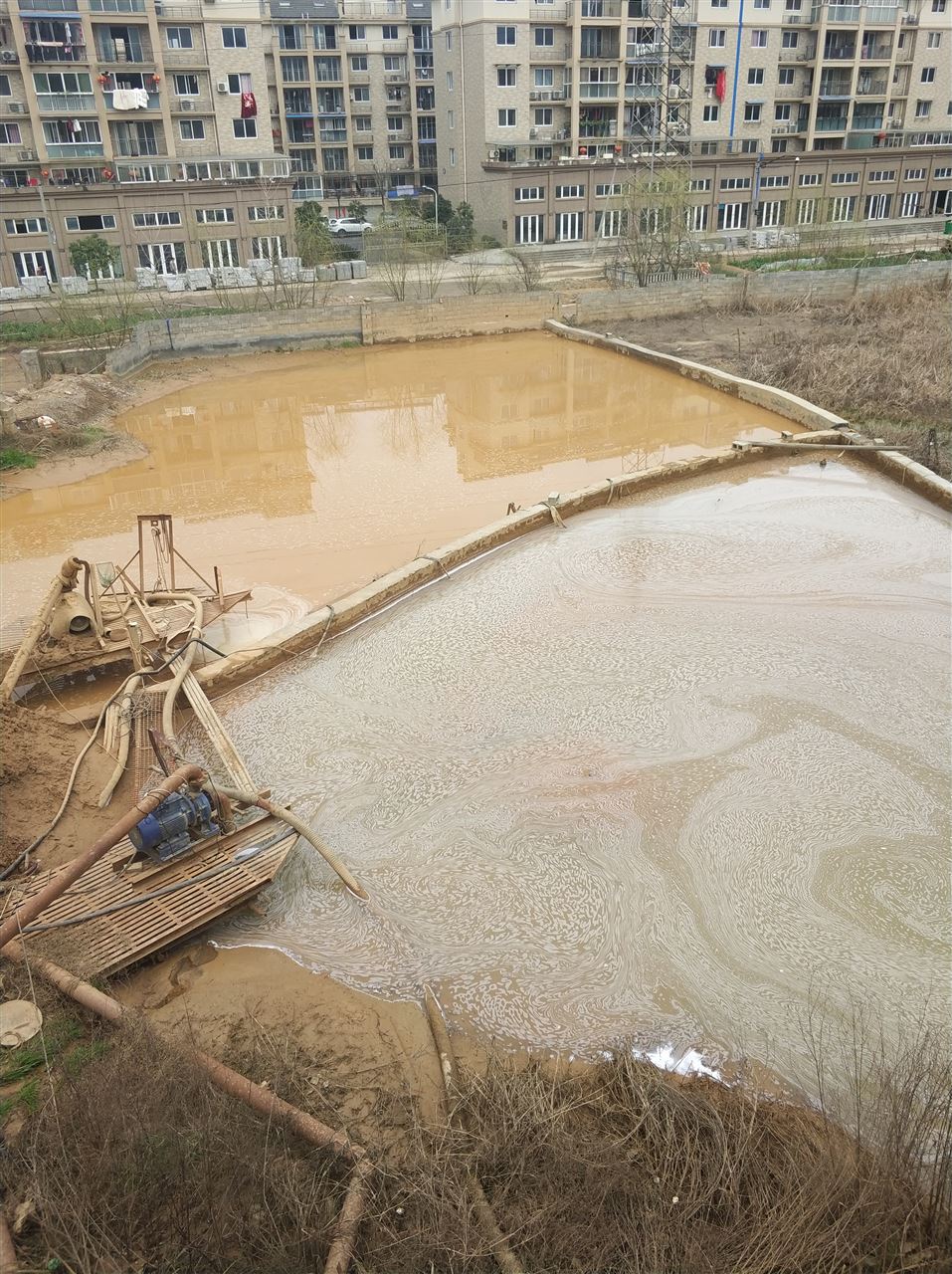 靖边沉淀池淤泥清理-厂区废水池淤泥清淤