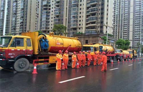靖边市政管道清淤